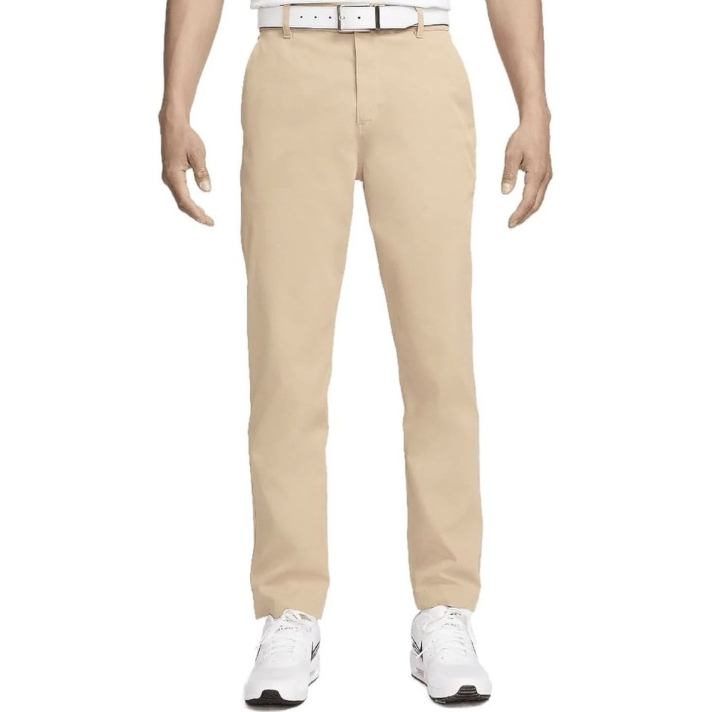 Nike Tour Repel Golf Pants Men Size 35x32 Khaki Slim Fit Stretch FD5624-200